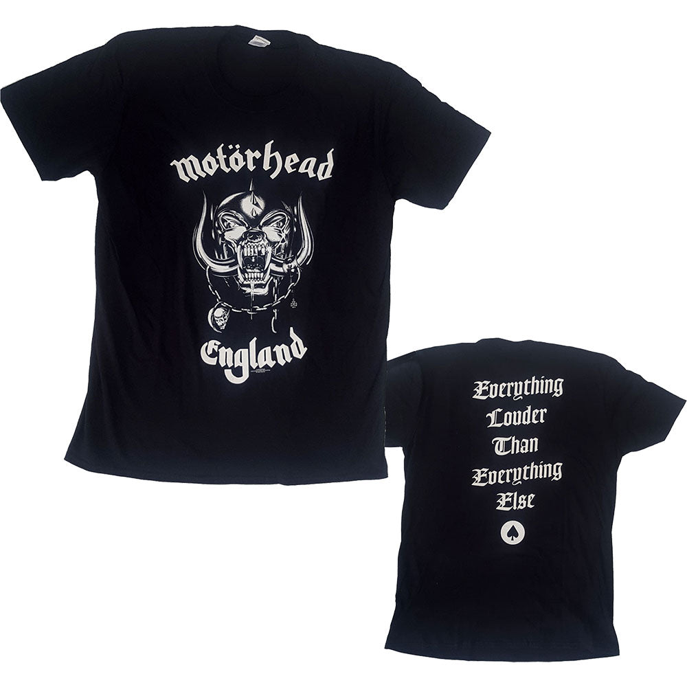 Motorhead - England Black Shirt