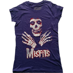 Misfits - Hands Purple Womens Shirt