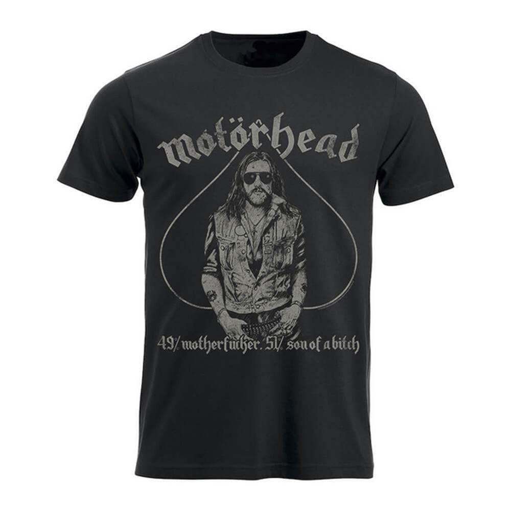 Motorhead - Lemmy 49% Motherfucker, 51% Son Of A Bitch Black Shirt