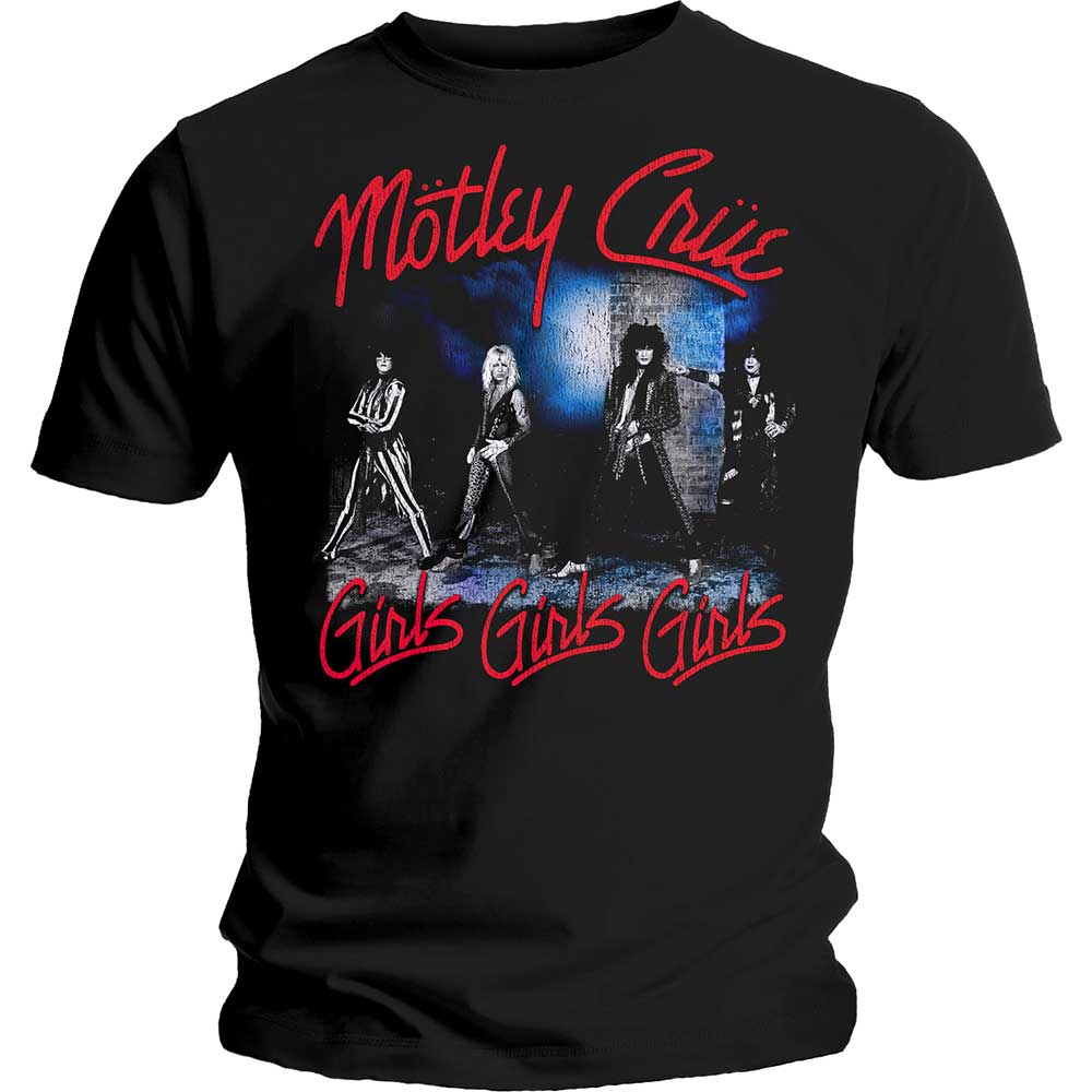 Motley Crue - Girls Girls Girls Black Shirt