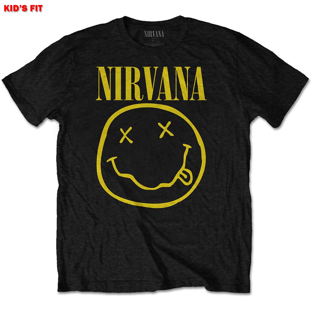 Nirvana - Smile Toddler and Youth Black Shirt
