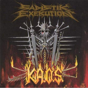 Sadistik Exekution - KAOS (Ltd. Ed. 2022 Orange Crush vinyl gatefold reissue) - Vinyl - New