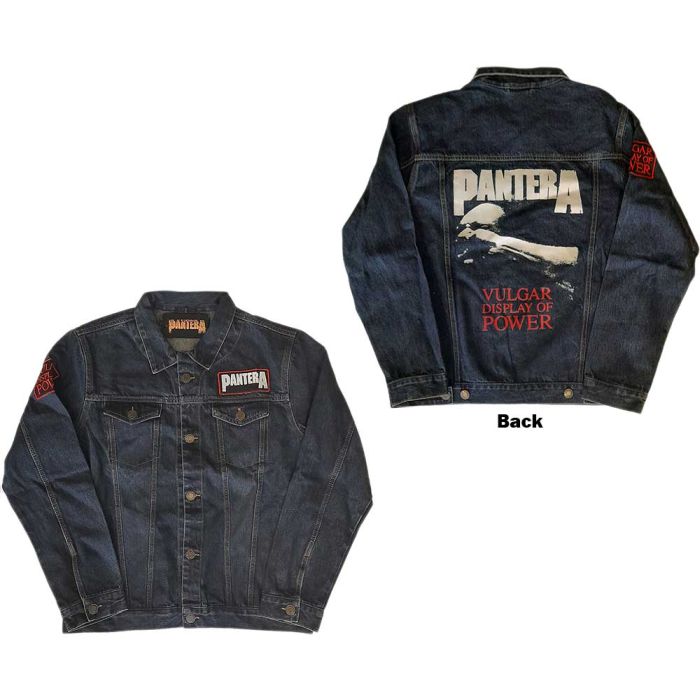 Pantera - Vulgar Display Of Power - Washed Denim Jacket