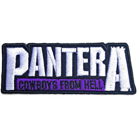 Pantera - Cowboys From Hell (100mm x 40mm) Sew-On Patch