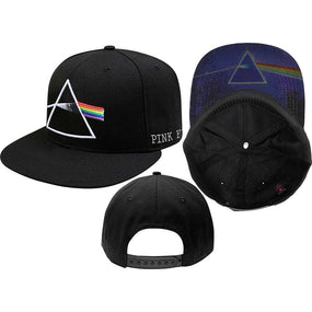 Pink Floyd - Premium Cap Snapback (Dark Side Of The Moon Distressed Logo)