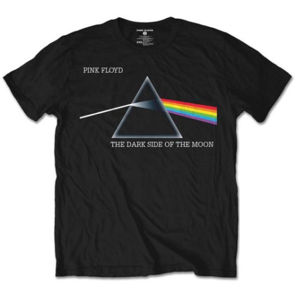 Pink Floyd - Dark Side Of The Moon (White Prism) Black Shirt