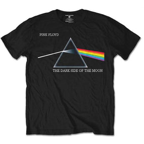 Pink Floyd - 4XL & 5XL Dark Side Of The Moon (White Prism) Black Shirt