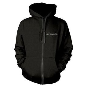 Joy Division - Zip Black Hoodie (Unknown Pleasures) - 100% Official Merchandise