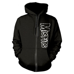 Misfits - Zip Black Hoodie (Fiend Skull) - 100% Official Merchandise