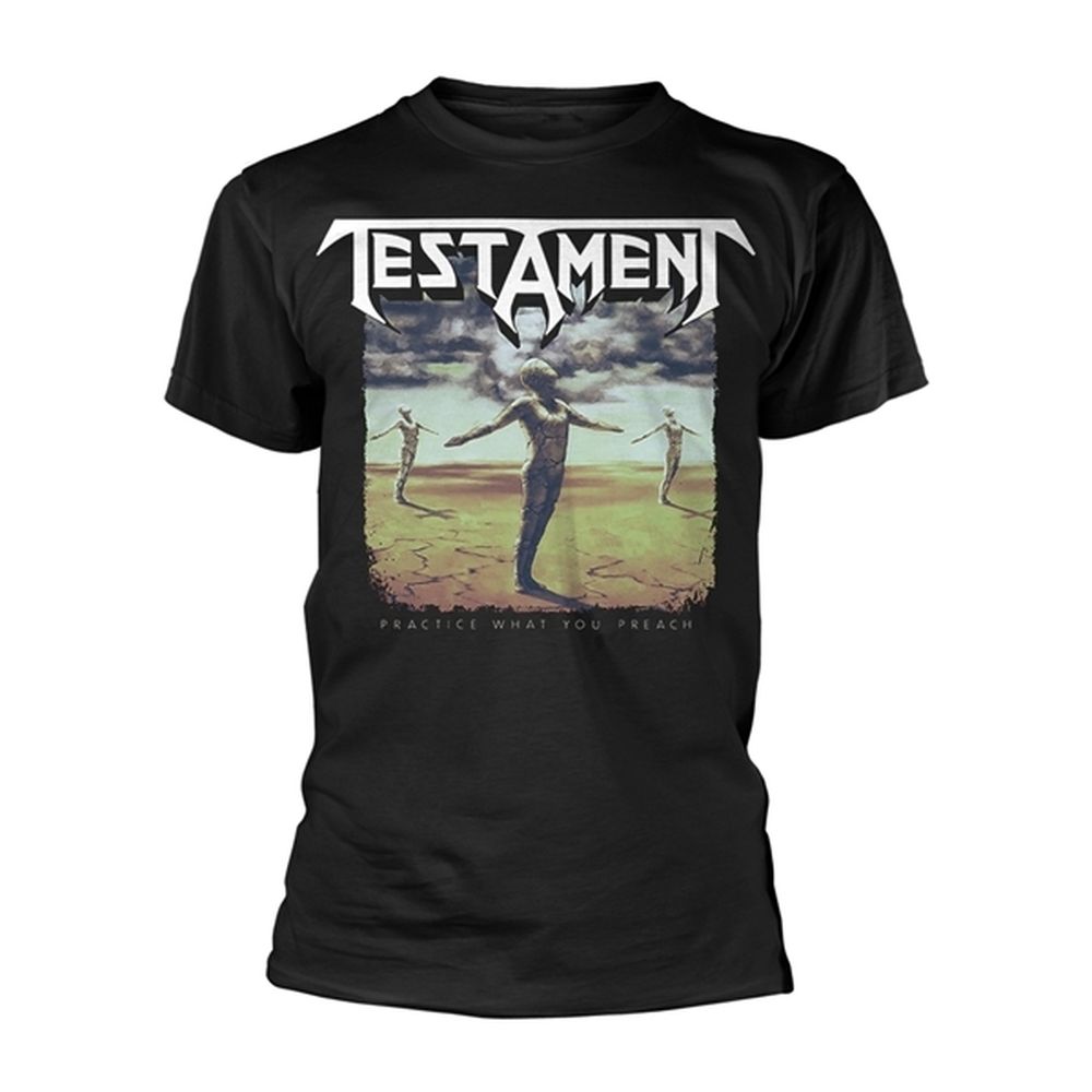 Testament Merch Table Testament - Practice What You Preach Black Shirt - 100% Official Merch