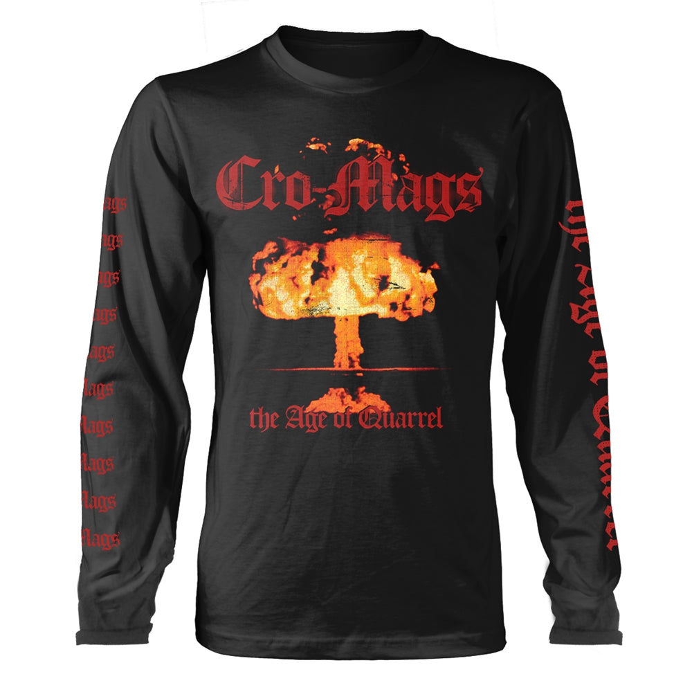 Cro-Mags - The Age Of Quarrel Long Sleeve Black Shirt