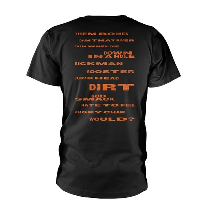 Alice In Chains - Dirt Tracklist Black Shirt