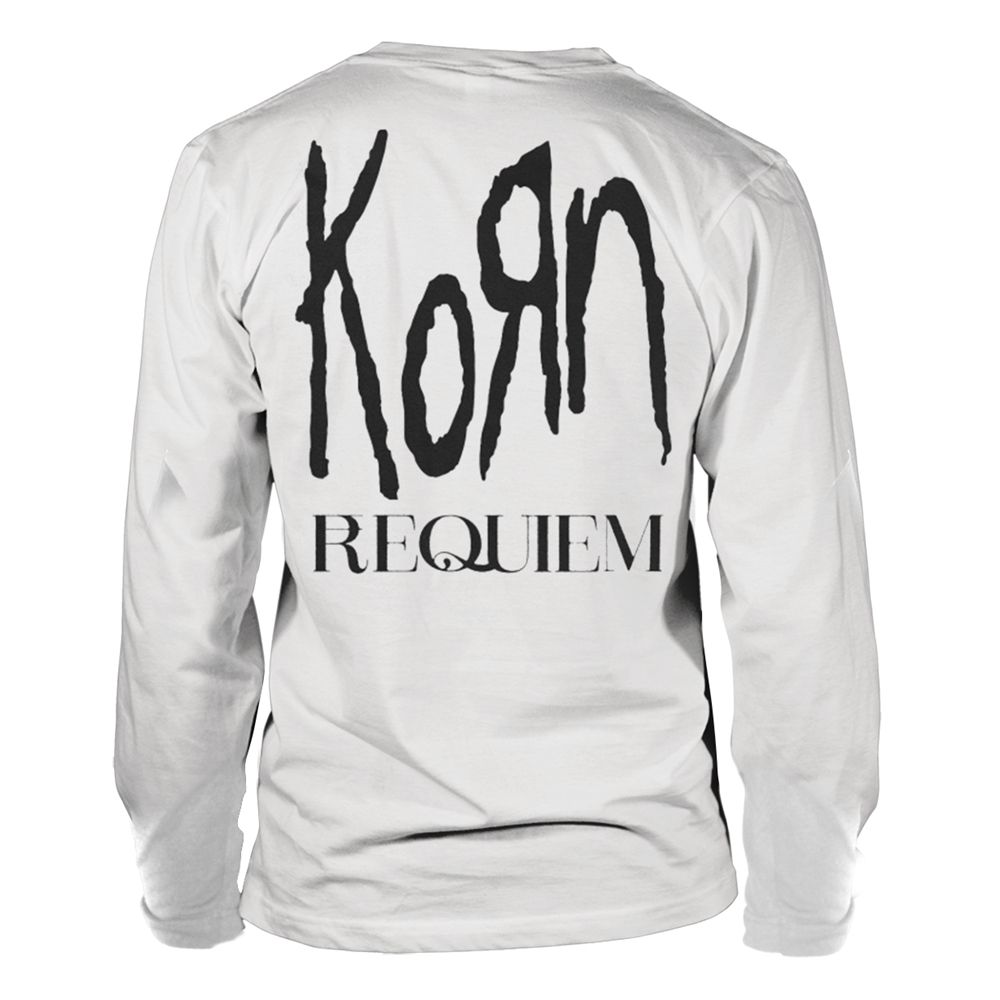 Korn - Requiem Long Sleeve White Shirt