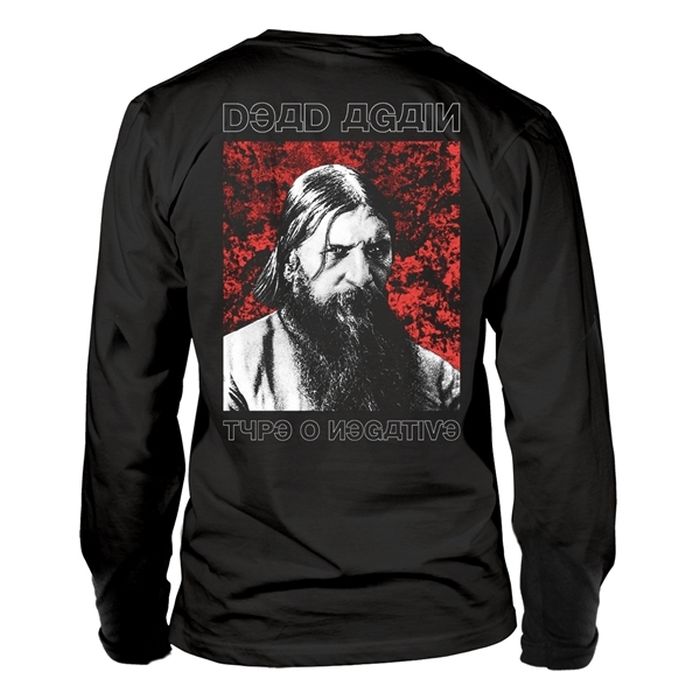 Type O Negative - Dead Again Red Rasputin Black Long Sleeve Shirt
