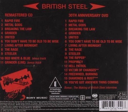 Judas Priest - British Steel (30th Ann. Ed. With DVD) - CD - New