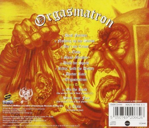 Motorhead - Orgasmatron (w. 3 bonus tracks) - CD - New