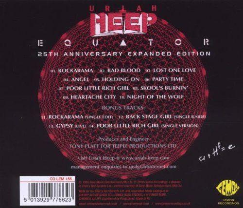 Uriah Heep - Equator (25th Ann. Exp. Ed. w. 4 bonus tracks) - CD - New