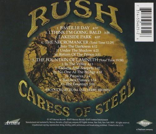 Rush - Caress Of Steel - CD - New