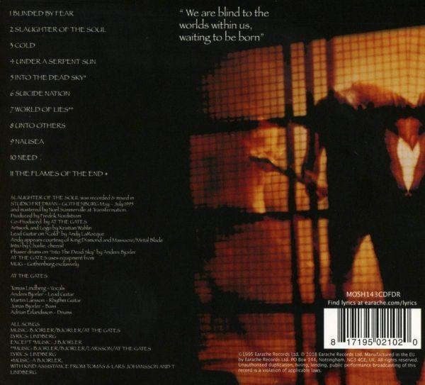 At The Gates - Slaughter Of The Soul (2019 FDR rem.) - CD - New