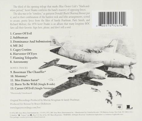 Blue Oyster Cult - Secret Treaties (with 5 bonus tracks) - CD - New