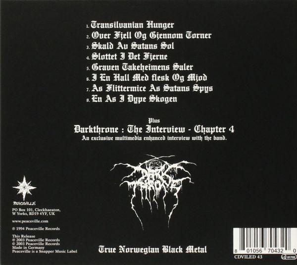 Darkthrone - Transilvanian Hunger - CD - New