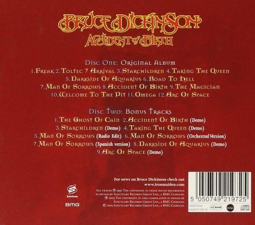 Dickinson, Bruce - Accident Of Birth (Exp. Ed. 2CD) - CD - New