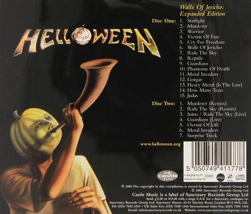 Helloween - Walls Of Jericho (Euro. Exp. Ed. 2CD w. 7 bonus tracks) - CD - New