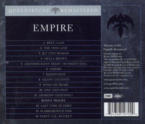 Queensryche - Empire (rem. w. 3 bonus tracks) - CD - New