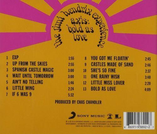 Hendrix, Jimi - Axis Bold As Love - CD - New