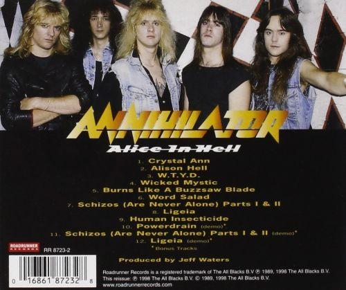 Annihilator - Alice In Hell - CD - New