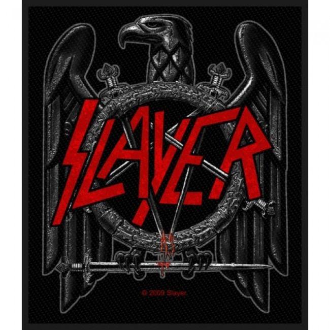 Slayer - Black Eagle (100mm x 80mm)  Sew-On Patch