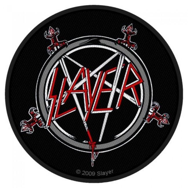 Slayer - Pentagram (90mm) Sew-On Patch