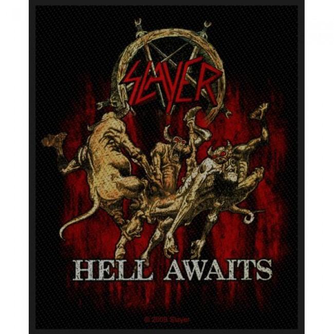 Slayer - Hell Awaits (100mm x 80mm) Sew-On Patch