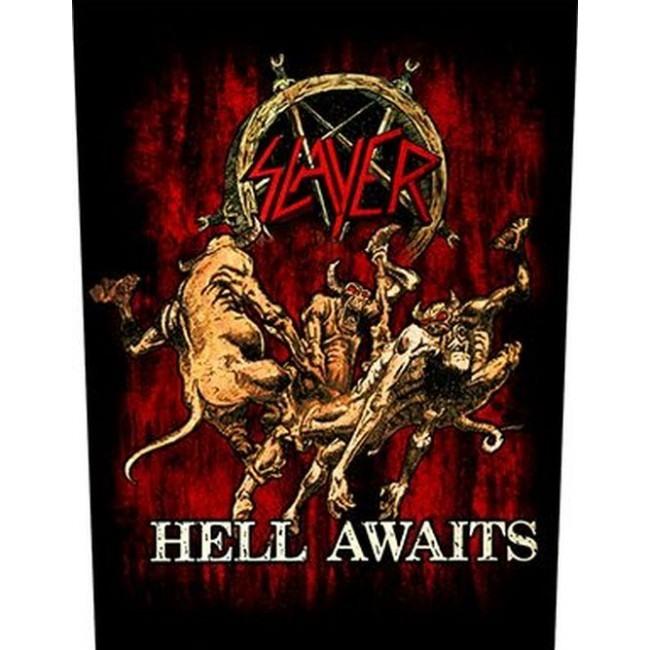 Slayer - Hell Awaits - Sew-On Back Patch (295mm x 265mm x 355mm)
