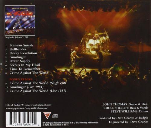 Budgie - Power Supply (2012 rem. w. 3 bonus tracks) - CD - New