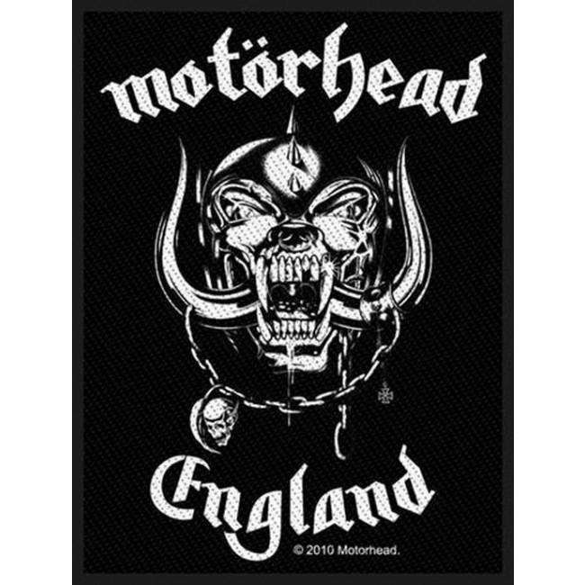Motorhead - England (100mm x 70mm) Sew-On Patch