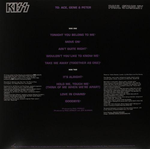 Kiss - Paul Stanley (Euro. picture disc) - Vinyl - New
