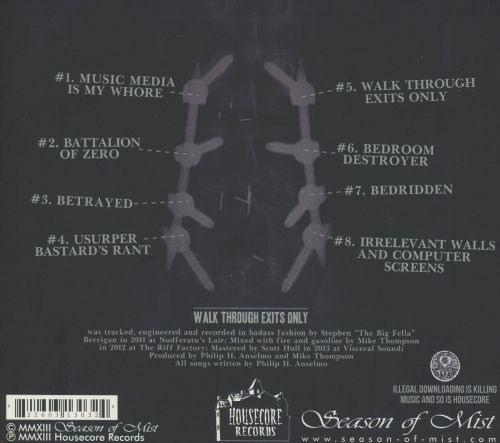 Anselmo, Philip H. And The Illegals - Walk Through Exits Only - CD - New