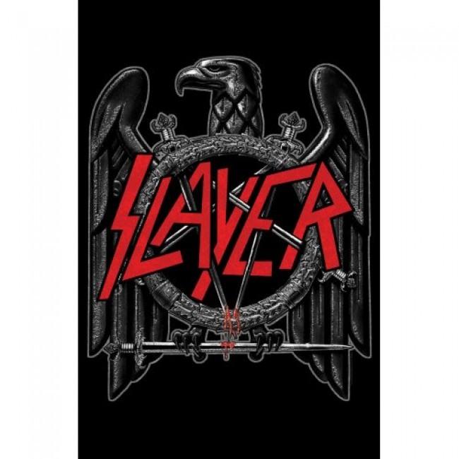 Slayer - Premium Textile Poster Flag (Black Eagle) 104cm x 66cm