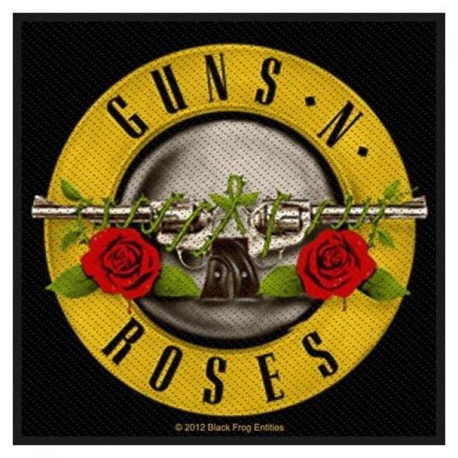 Guns N Roses - Bullet Logo (100mm x 100mm) Sew-On Patch