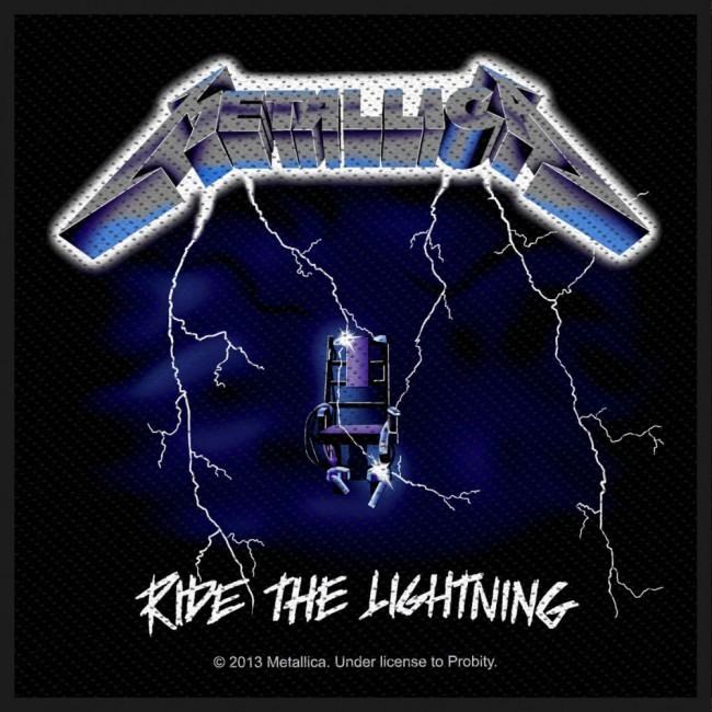 Metallica - Ride The Lightning (95mm x 90mm) Sew-On Patch