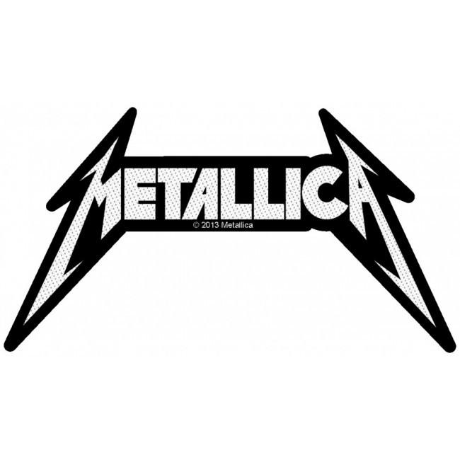 Metallica - Shaped Logo (120mm x 60mm) Sew-On Patch