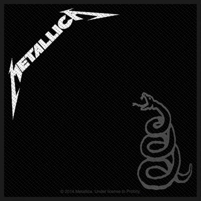 Metallica - Black Album (100mm x 90mm) Sew-On Patch