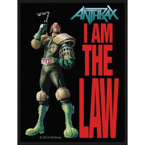 Anthrax - I Am The Law (100mm x 70mm) Sew-On Patch