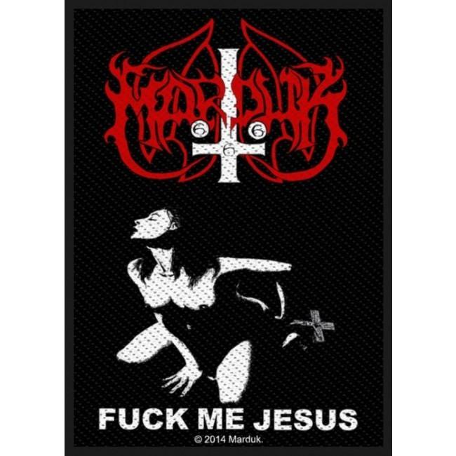 Marduk - Fuck Me Jesus (100mm x 70mm) Sew-On Patch