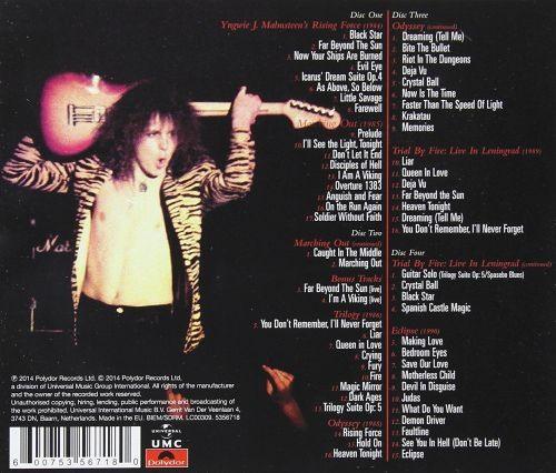 Malmsteen, Yngwie J. - Now Your Ships Are Burned: The Polydor Years 1984-1990 (Rising Force/Marching Out/Trilogy/Odyssey/Trial By Fire/Eclipse with bonus tracks) (4CD) - CD - New