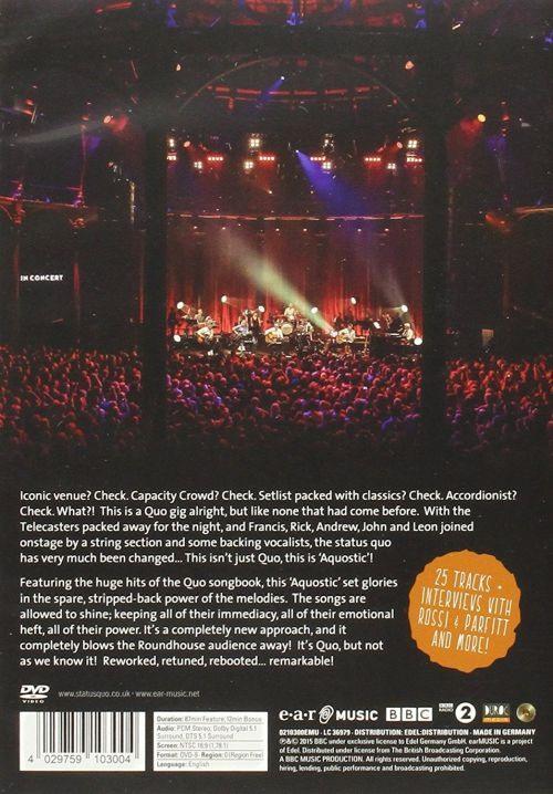 Status Quo - Aquostic Live @ The Roundhouse (R0) - DVD - Music