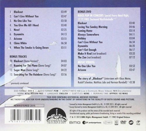 Scorpions - Blackout (50th Ann. Deluxe Ed. CD/DVD w. 4 bonus tracks) (R0) - CD - New