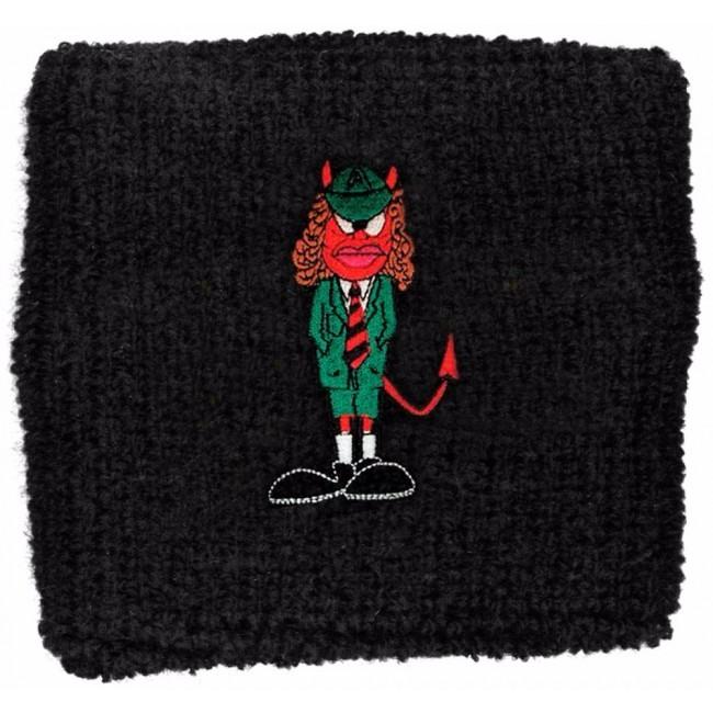 ACDC - Sweat Towelling Embroided Wristband (Angus)