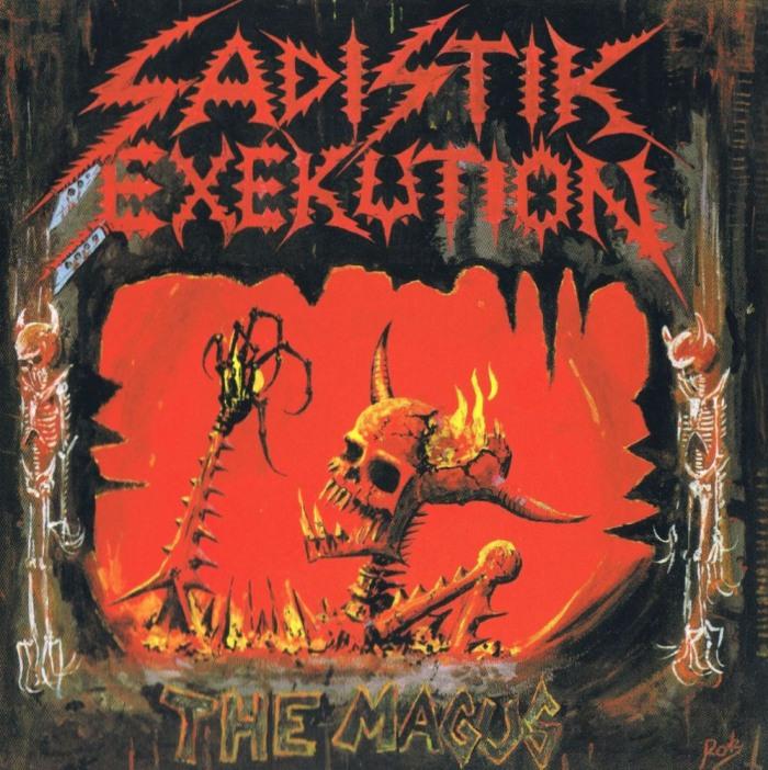 Sadistik Exekution - Magus, The (2024 Red/Black Marble vinyl gatefold reissue) - Vinyl - New